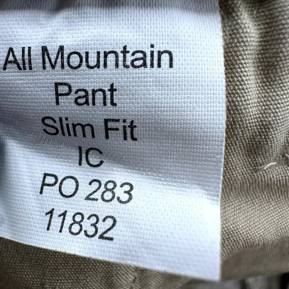 Mountain Khakis All Mountain Pants Straight Leg Slim Fit Hiking Freestone 36x31